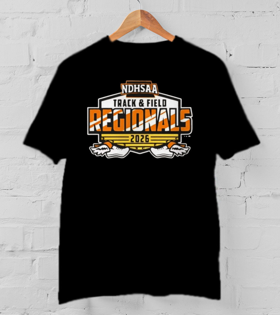NDHSAA Track And Field Regionals 2026 Athletic Event Recognition T-Shirt