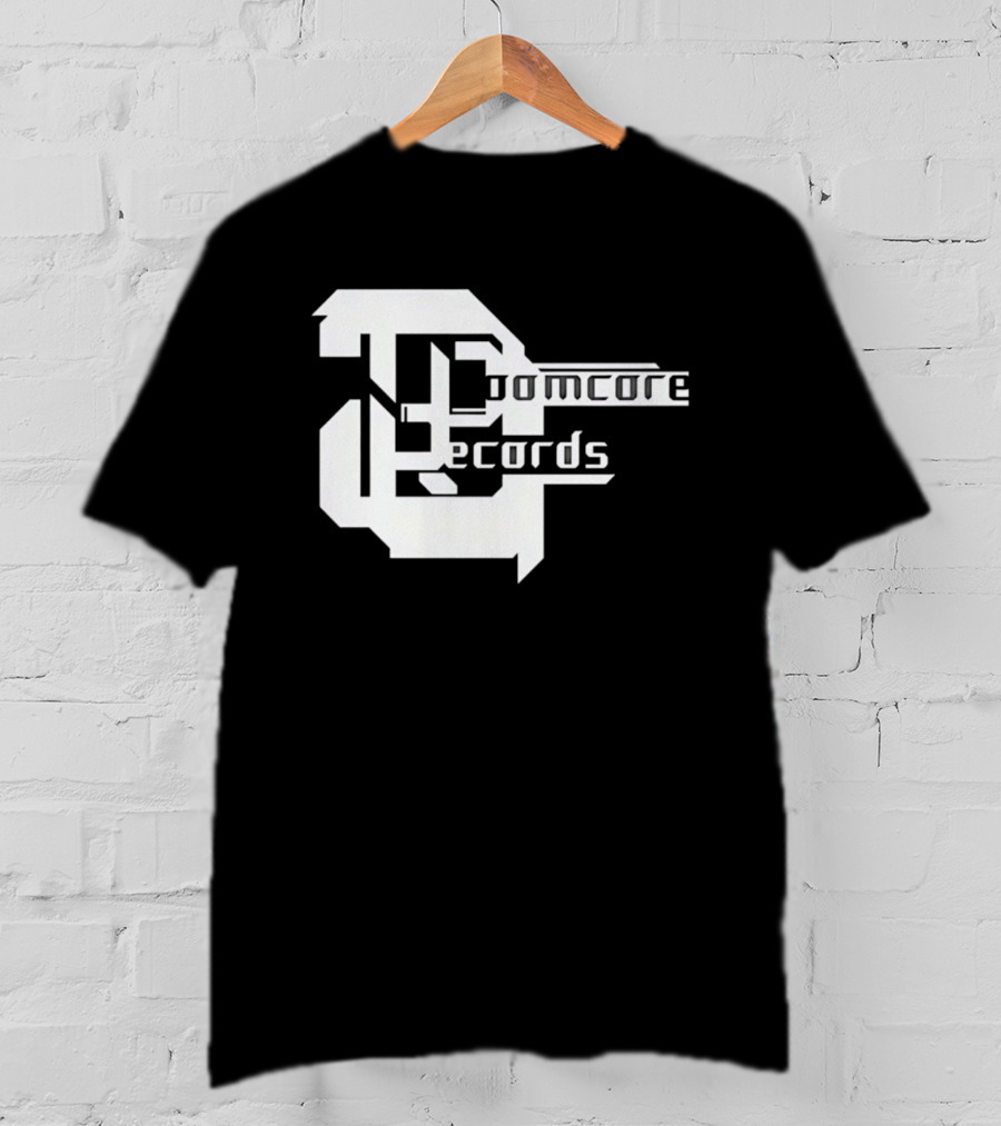 Doomcore Records Bold Stylized T-Shirt