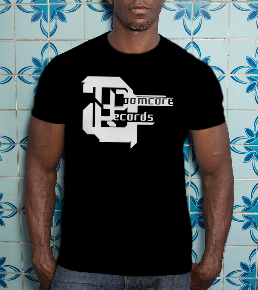 Doomcore Records Bold Stylized T-Shirt