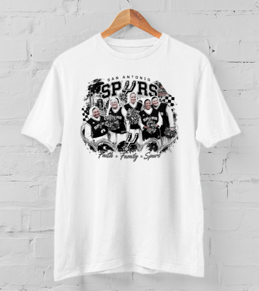 San Antonio Spurs Faith Family Unity T-Shirt