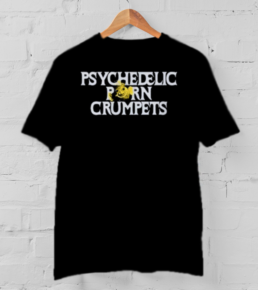 Psychedelic Porn Crumpets Yellow Splash T-Shirt