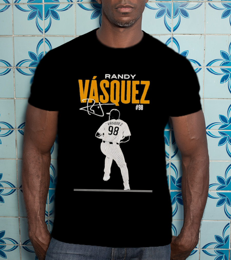 Randy Vázquez 98 San Diego Players Signature T-Shirt