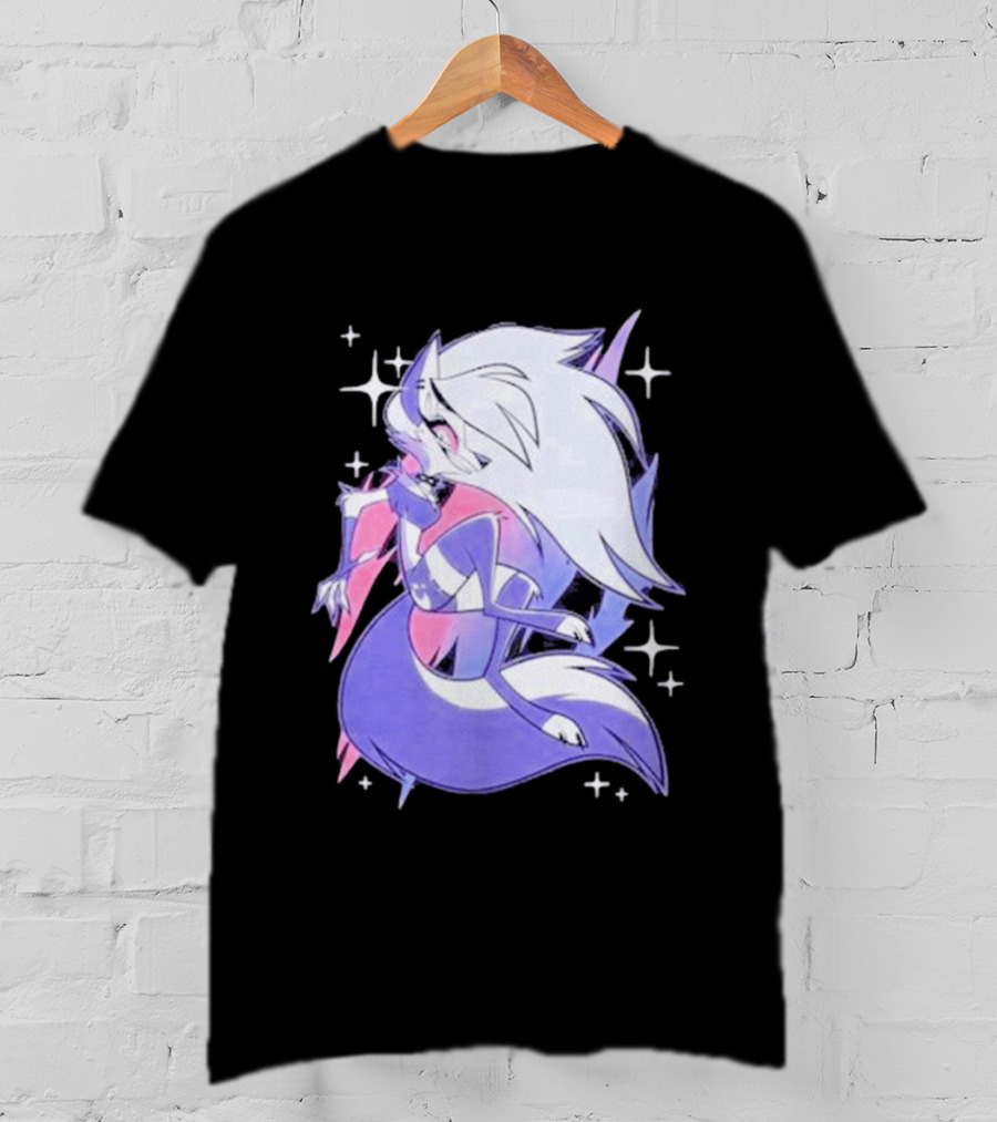 Helluva Boss Loona Bisexual Pride Character Sparkling Aesthetic T-Shirt
