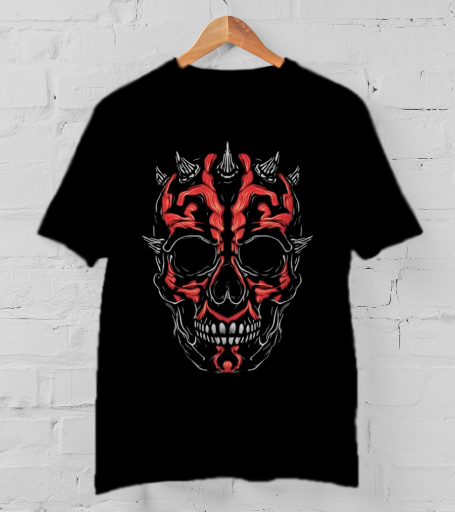 Skull Of Vengeance Darth Maul Mask T-Shirt