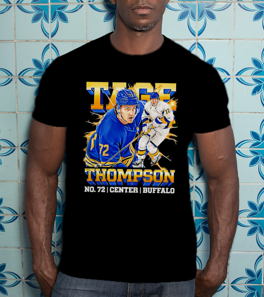 Tage Thompson No. 72 Buffalo Center T-Shirt