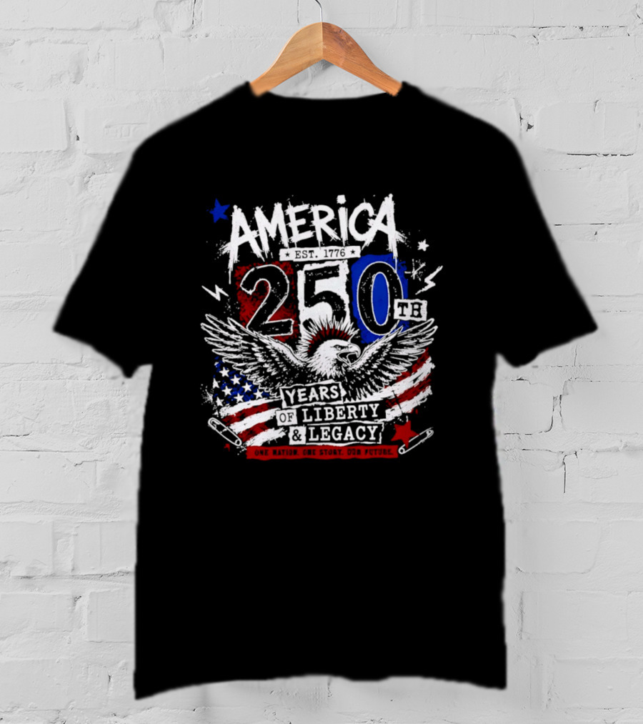 America 250th Liberty And Legacy Eagle T-Shirt