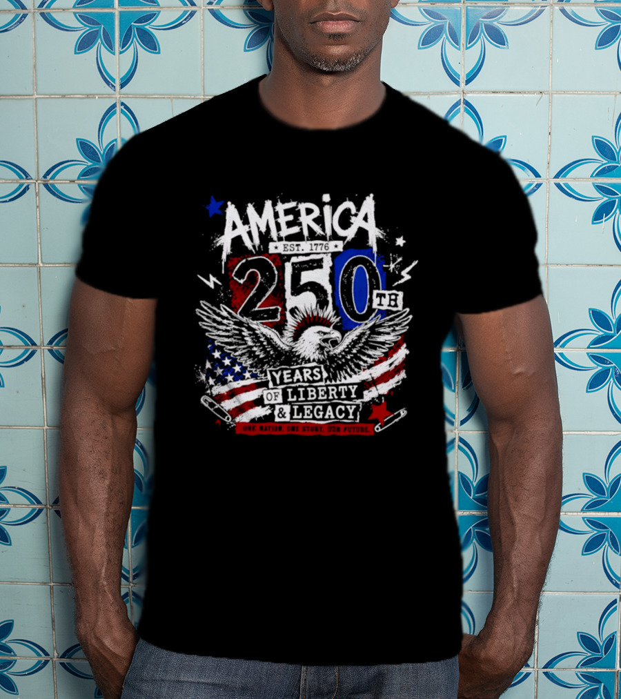 America 250th Liberty And Legacy Eagle T-Shirt