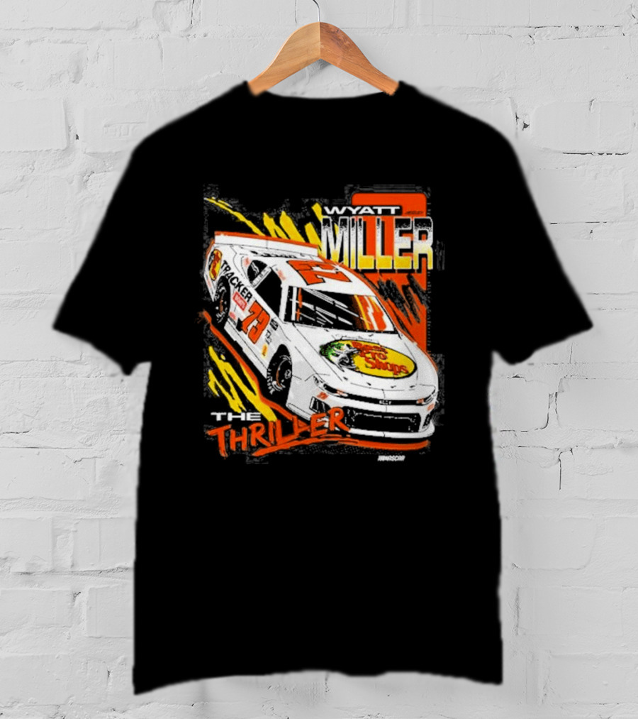 Wyatt Miller Racing Thriller 2026 Late Model Stock Bass Pro T-Shirt