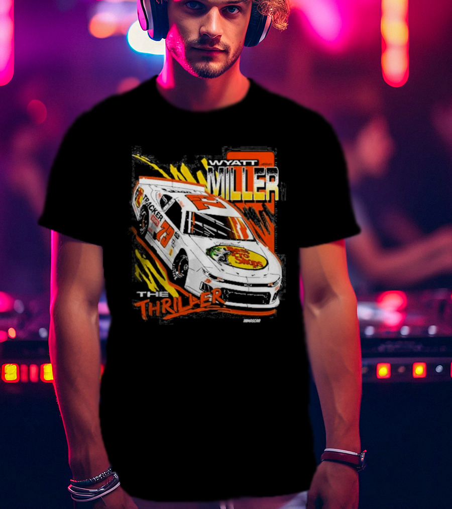 Wyatt Miller Racing Thriller 2026 Late Model Stock Bass Pro T-Shirt