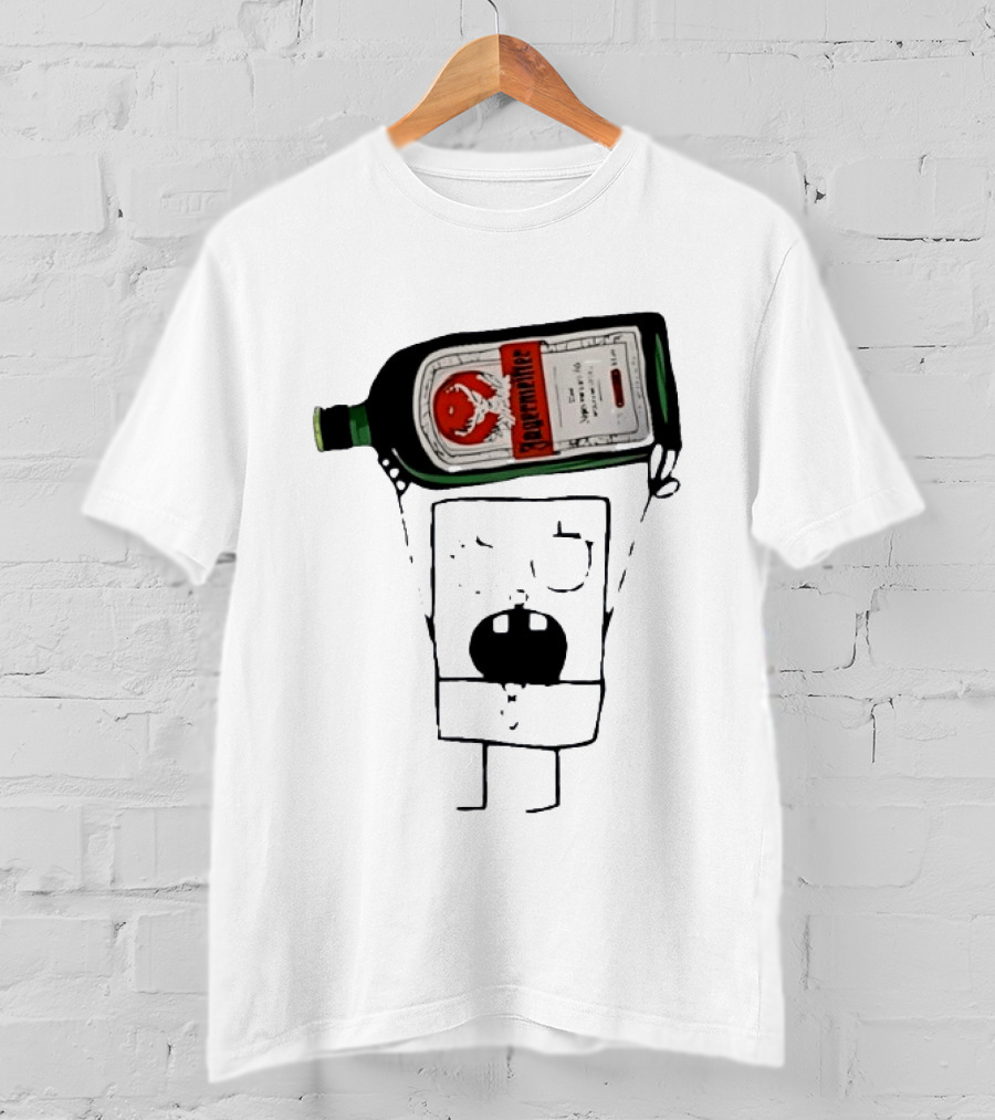 Doodlebob Jagermeister Bottle T-Shirt