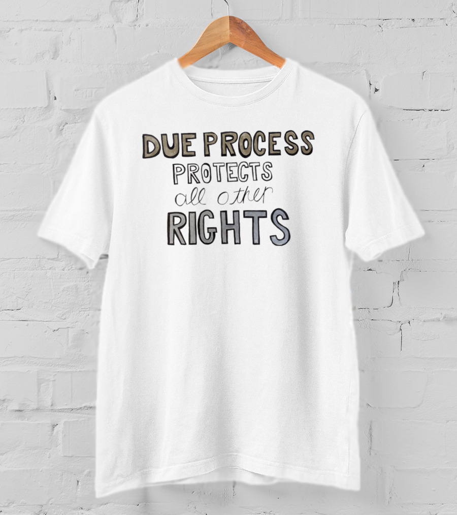 Due Process Protects All Other Rights T-Shirt