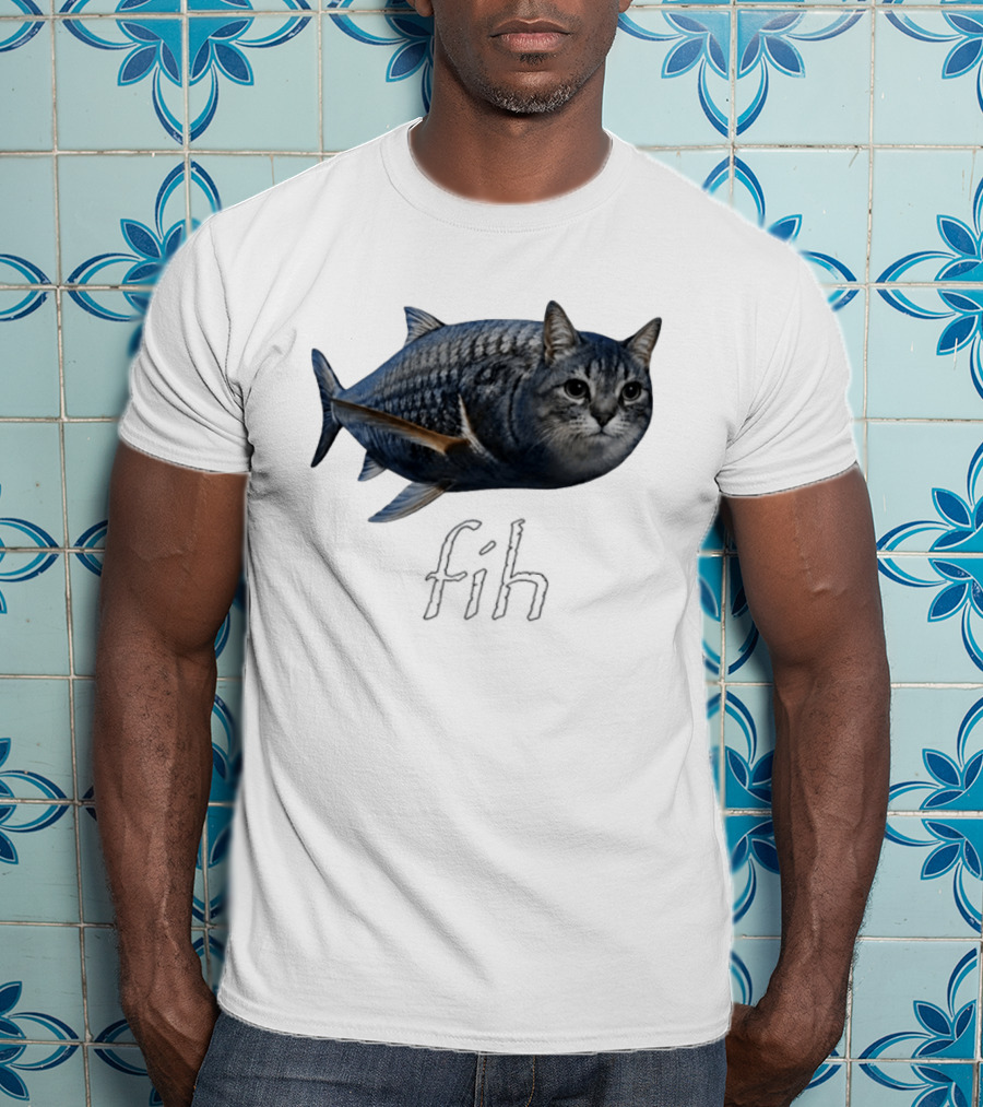 Fish Cat Hybrid Fih T-Shirt