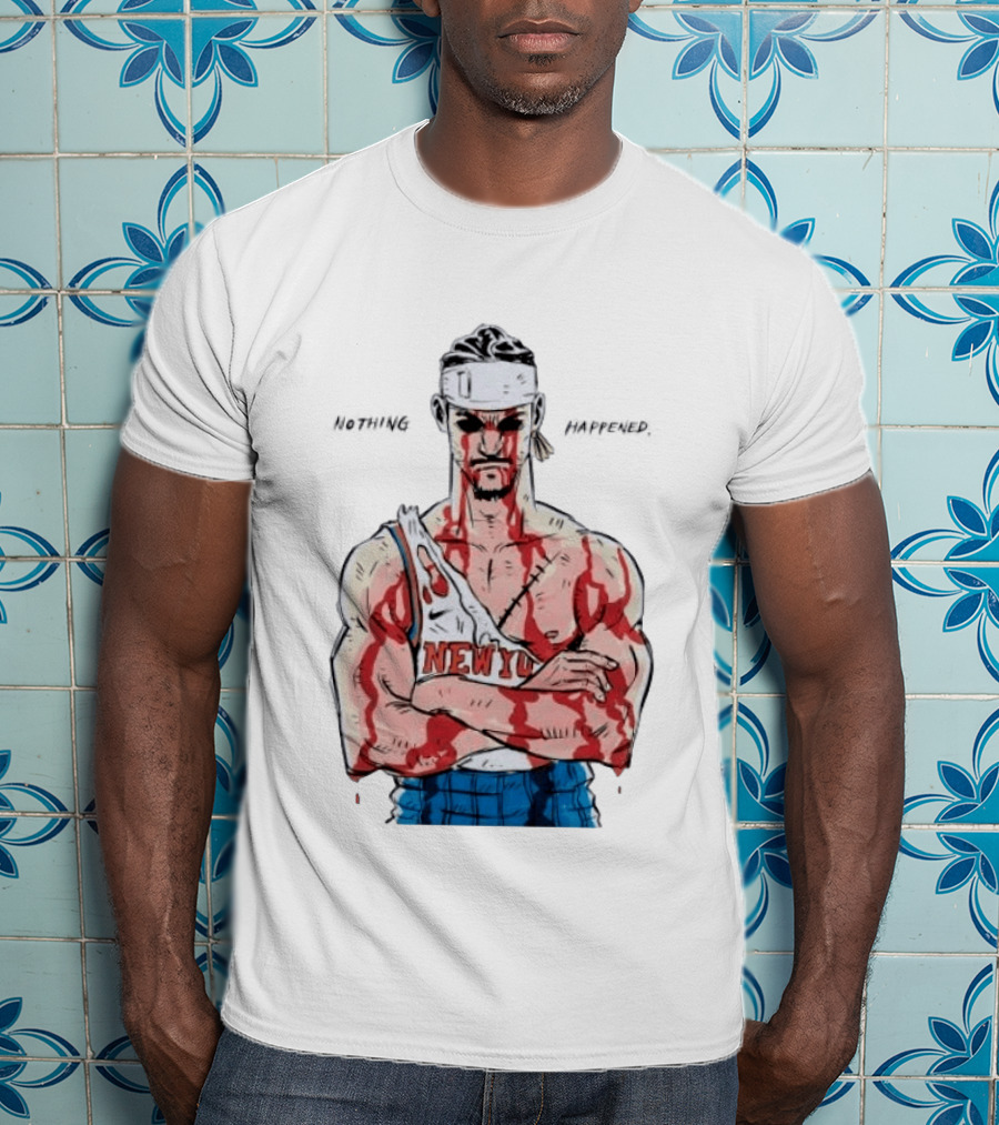 Roronoa Zoro Knicks Nothing Happened Crossover With Josh Hart T-Shirt