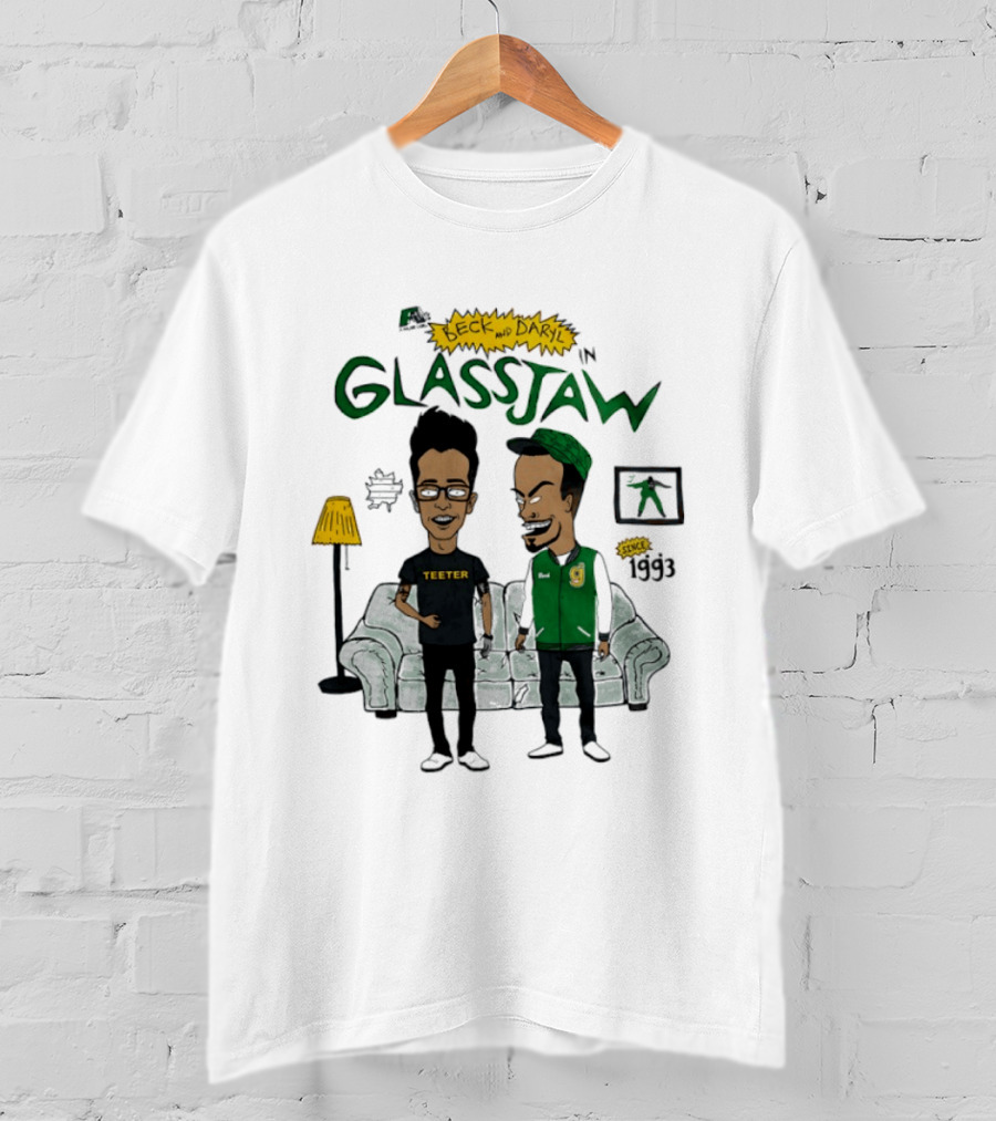 Beck And Daryl In Glassjaw Since 1993 Couch Teeter T-Shirt