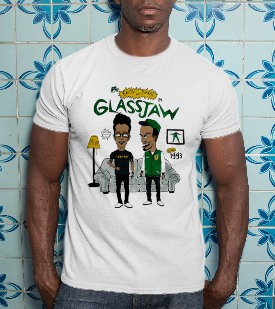 Beck And Daryl In Glassjaw Since 1993 Couch Teeter T-Shirt