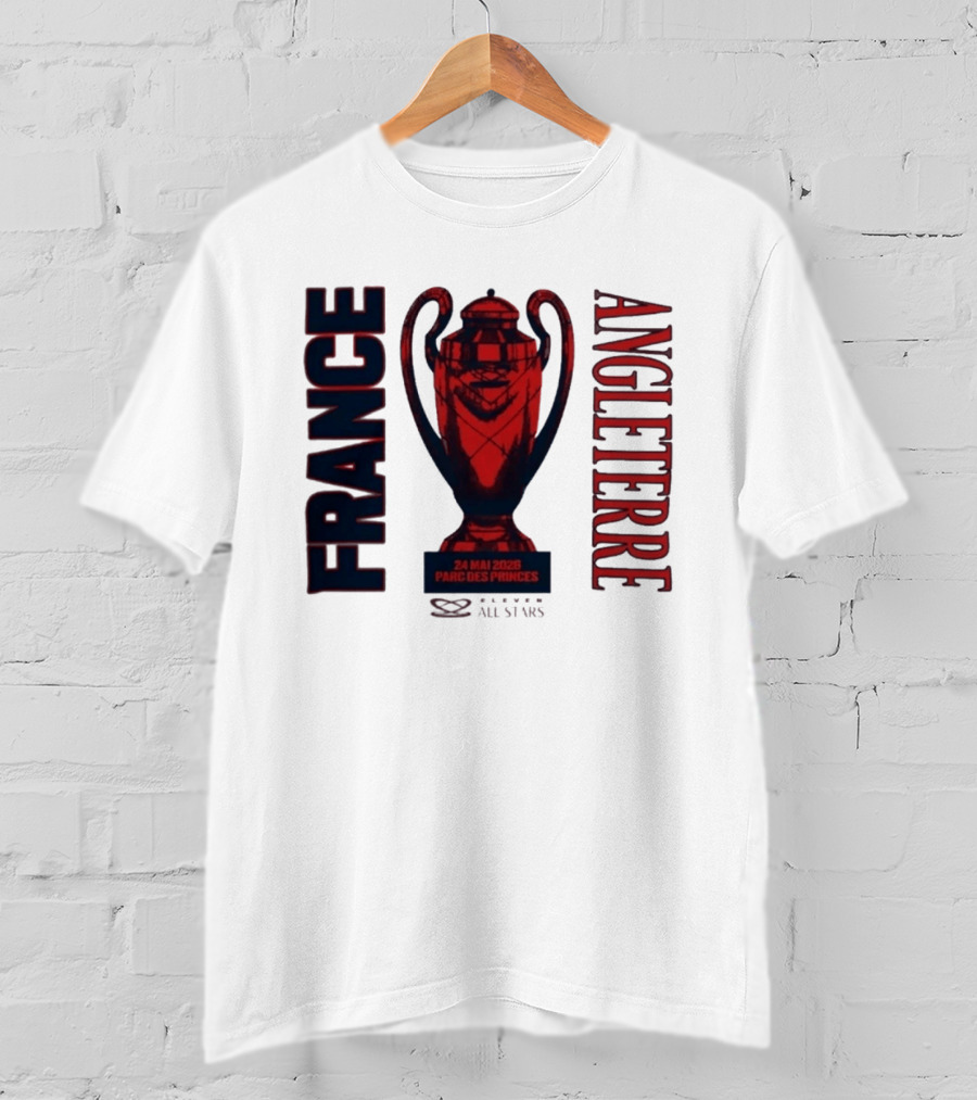 France Angleterre 24 Mai 2026 Parc Des Princes All Stars T-Shirt