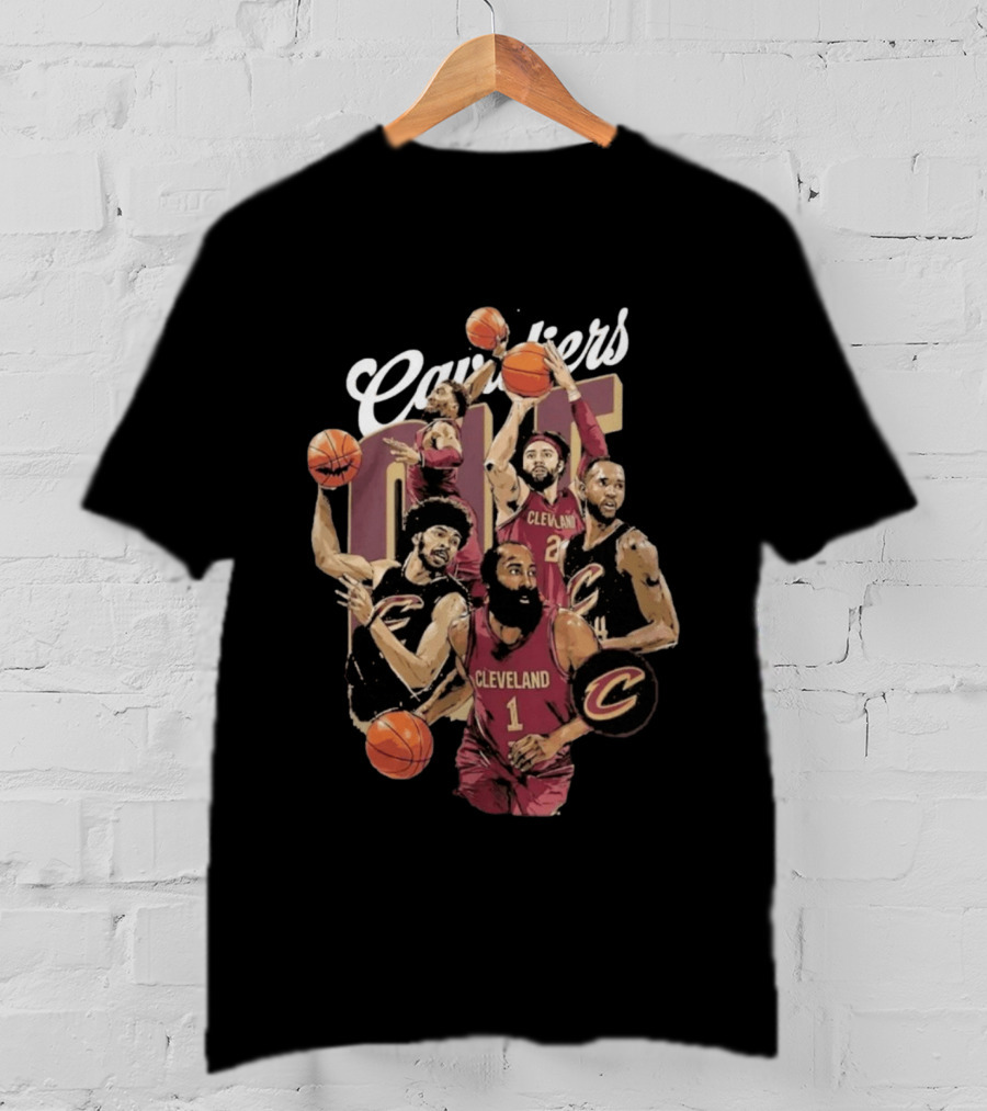 Cleveland Cavaliers NBA Basketball Star Players T-Shirt