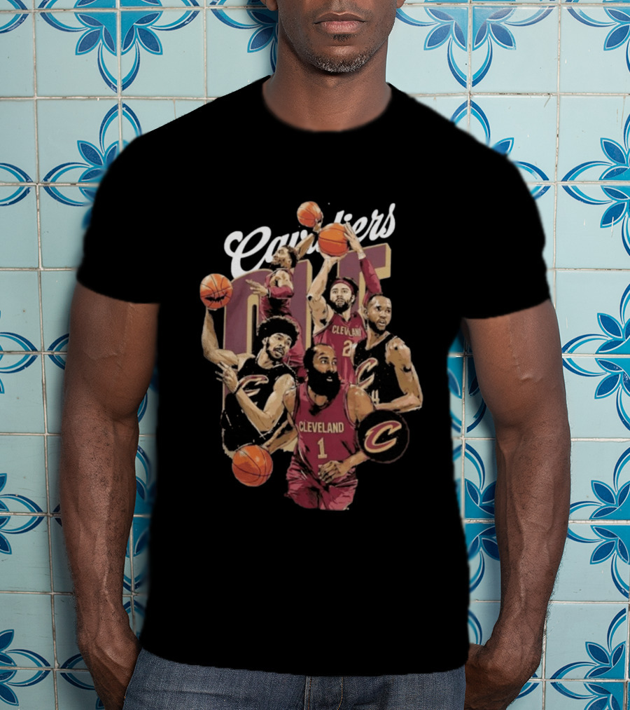 Cleveland Cavaliers NBA Basketball Star Players T-Shirt