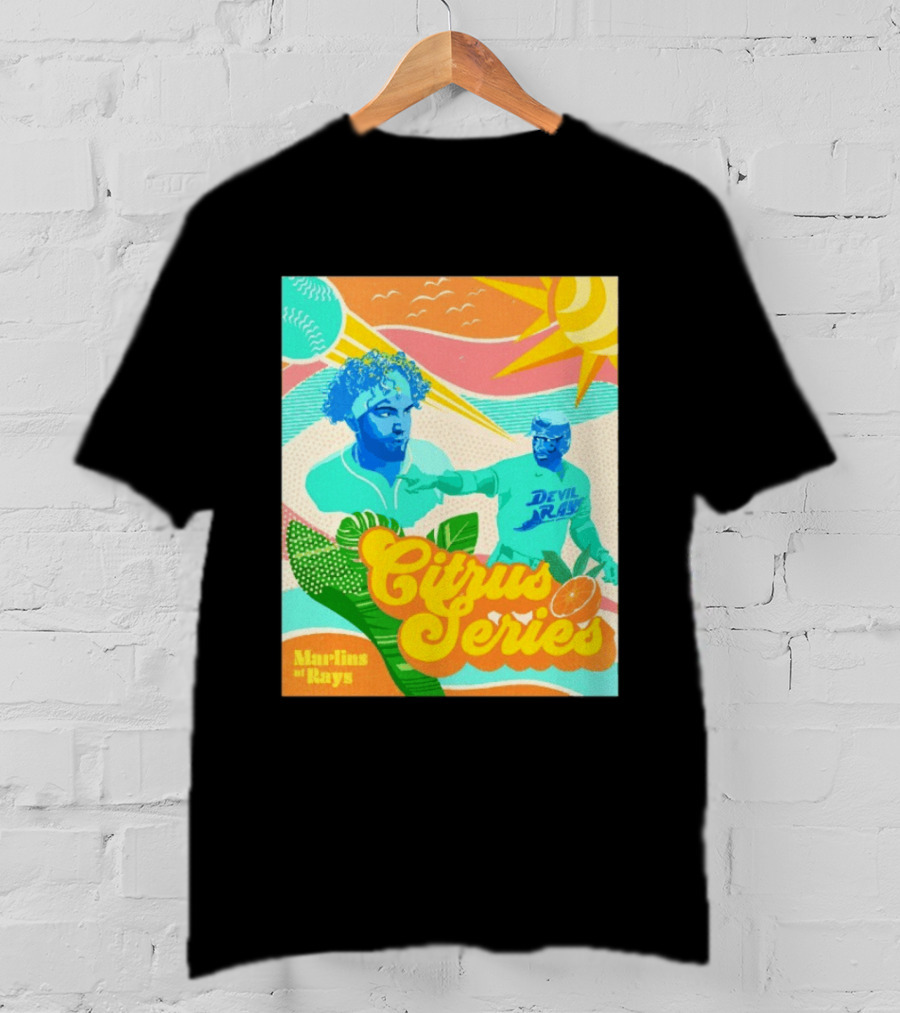Citrus Series Miami Marlins Tampa Bay Devil Rays T-Shirt