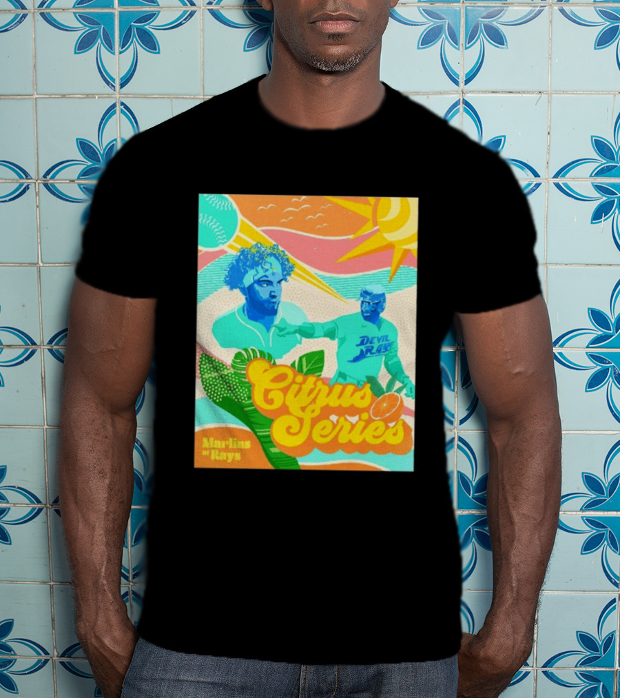 Citrus Series Miami Marlins Tampa Bay Devil Rays T-Shirt