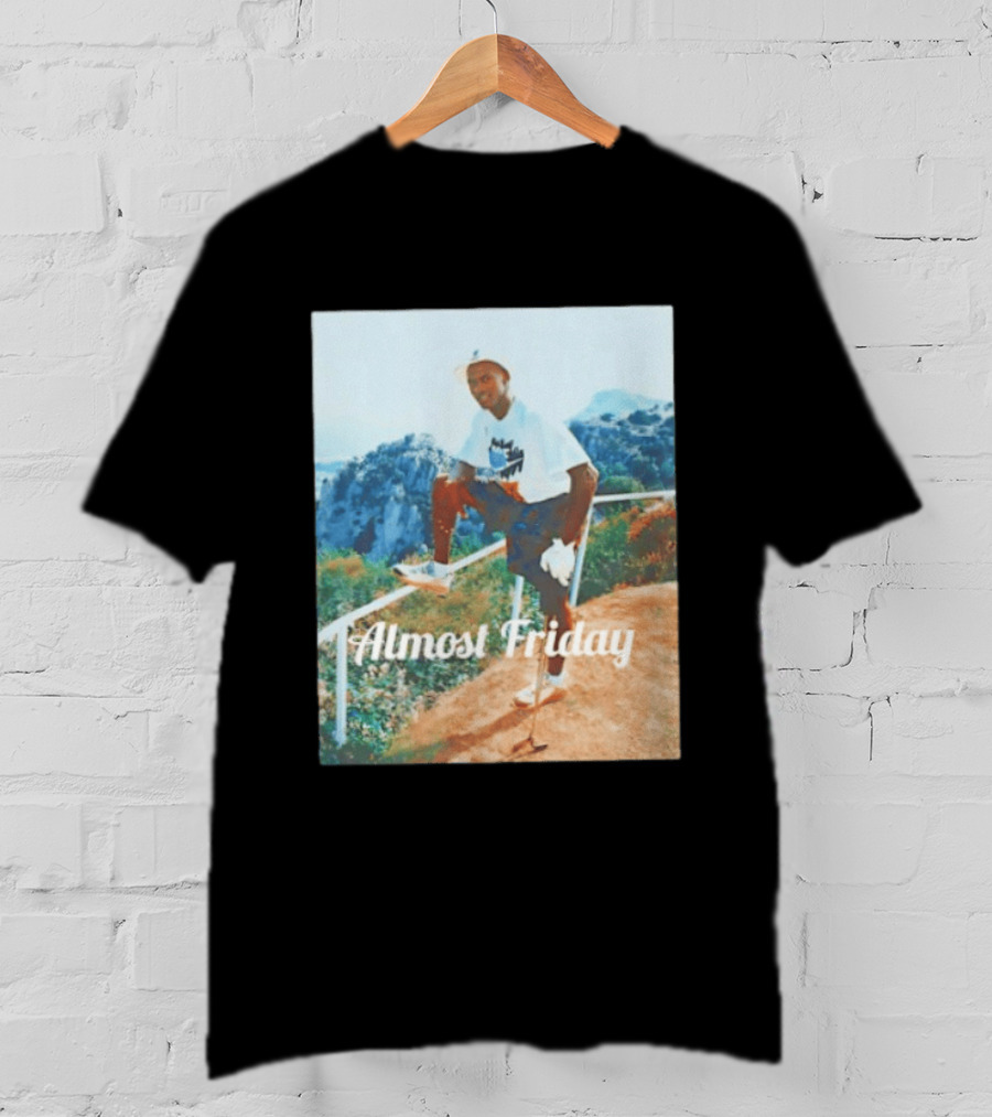 Michael Jordan Golfing Almost Friday Scenic View T-Shirt