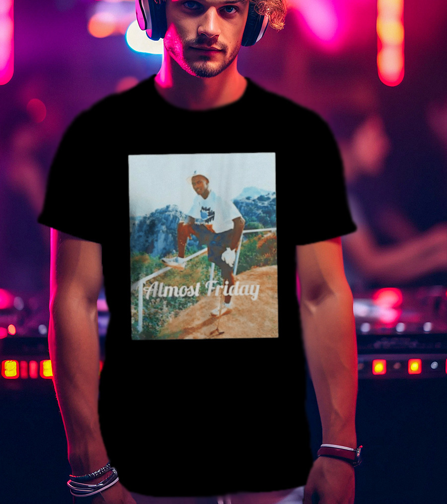 Michael Jordan Golfing Almost Friday Scenic View T-Shirt