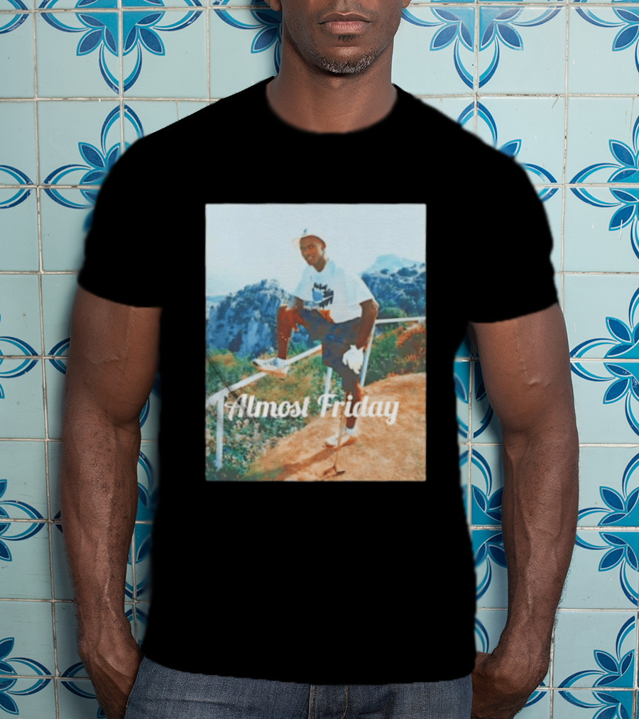 Michael Jordan Golfing Almost Friday Scenic View T-Shirt