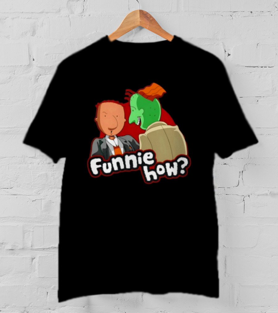 Doug Funnie Funny How Animated Series Characters Meeting T-Shirt