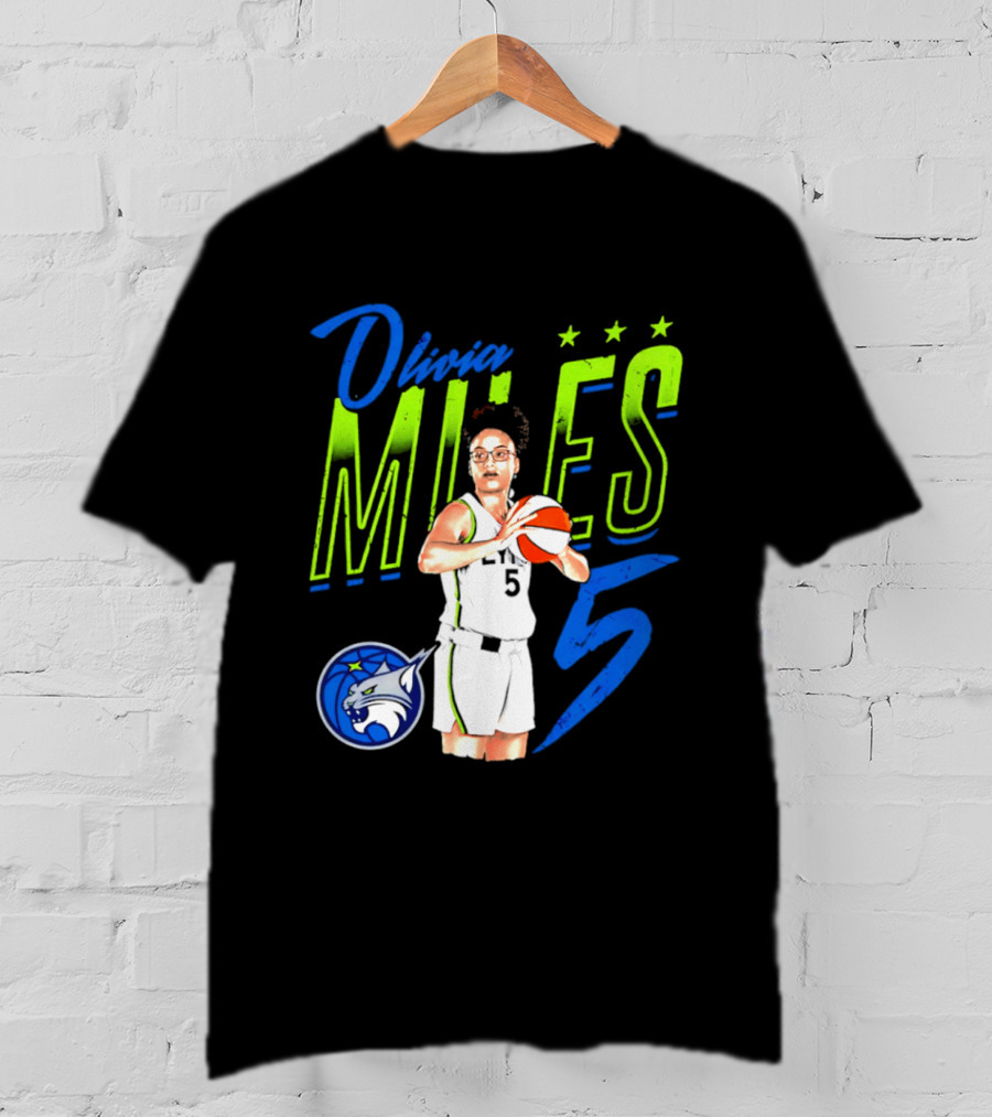 Olivia Miles Minnesota Lynx 5 Star Player T-Shirt