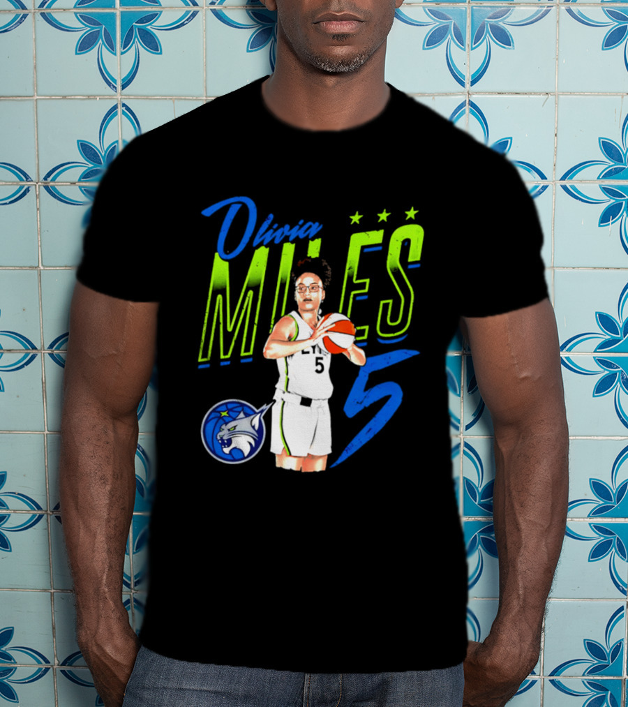 Olivia Miles Minnesota Lynx 5 Star Player T-Shirt