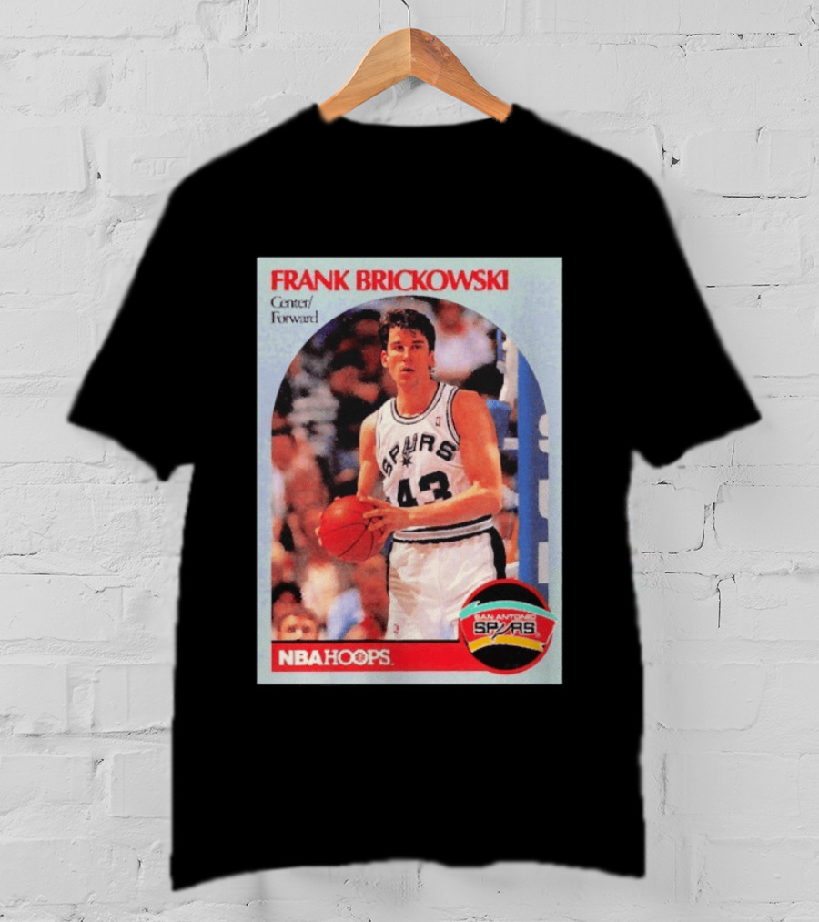 Frank Brickowski Center Forward San Antonio Spurs NBA Hoops T-Shirt