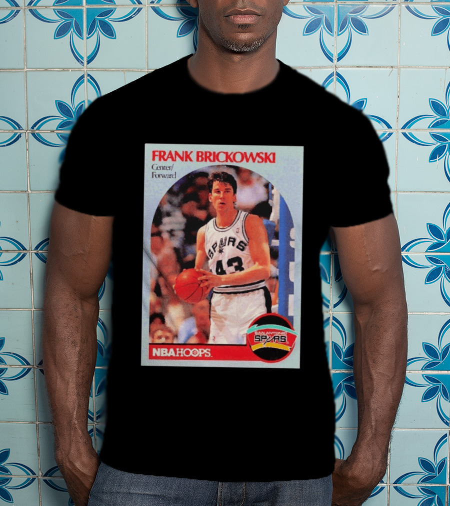Frank Brickowski Center Forward San Antonio Spurs NBA Hoops T-Shirt