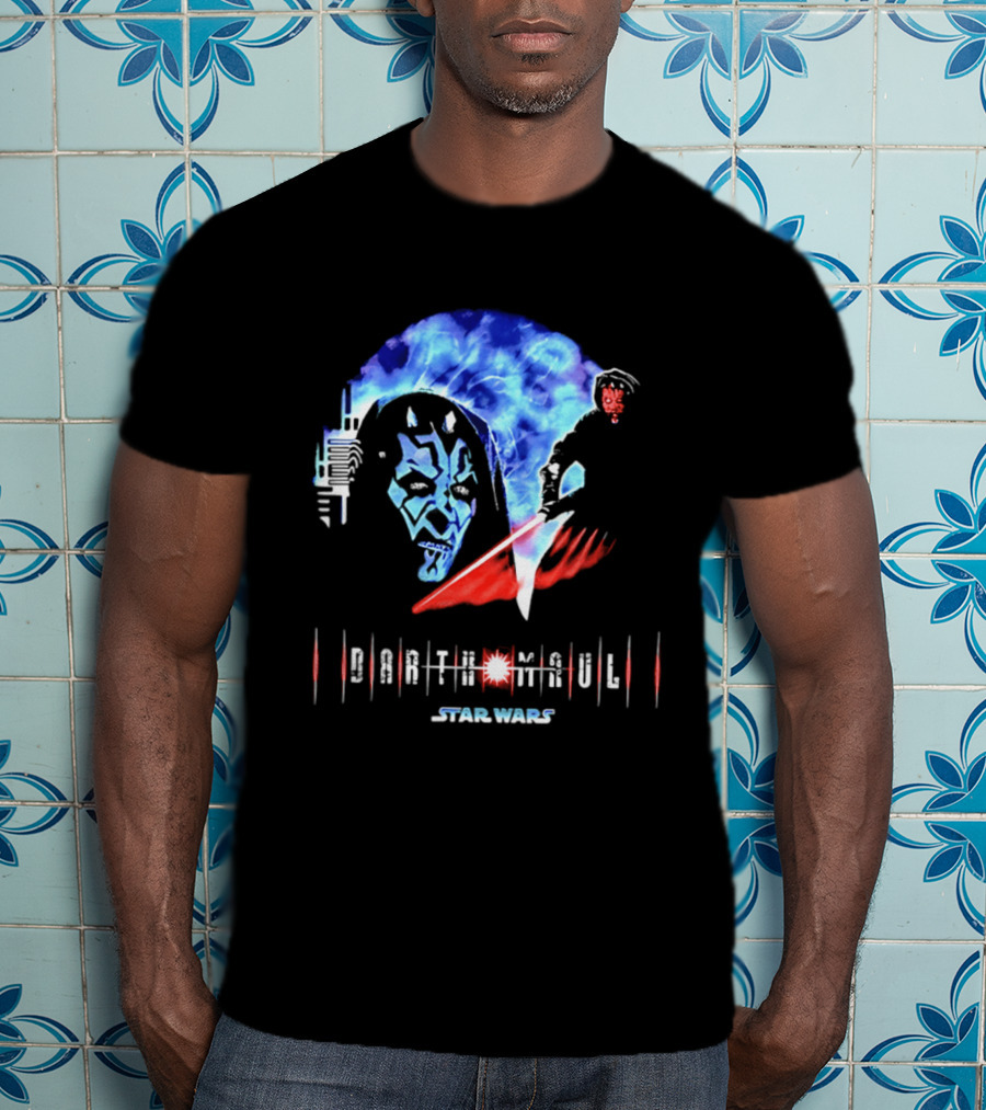 Darth Maul Star Wars Mandalorian Grogu World Premiere T-Shirt
