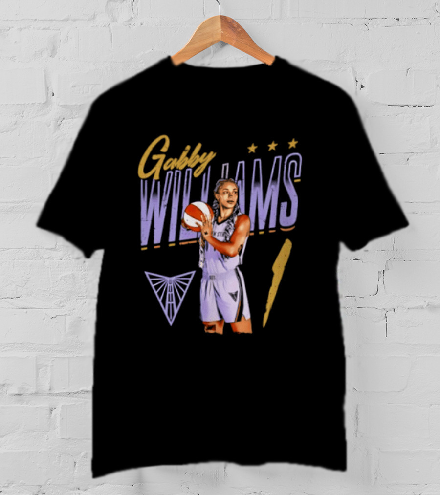 Gabby Williams 1 Golden State Valkyries Basketball Pose T-Shirt