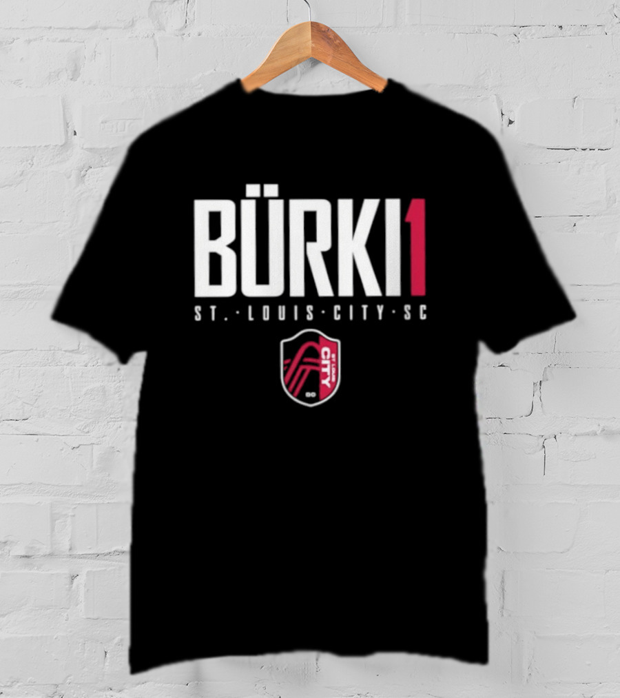 Bürki 1 St. Louis City SC Elite Soccer Fan Gear T-Shirt