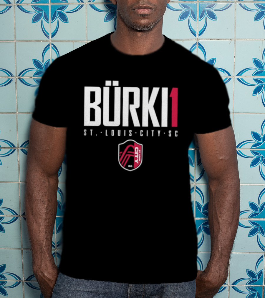 Bürki 1 St. Louis City SC Elite Soccer Fan Gear T-Shirt