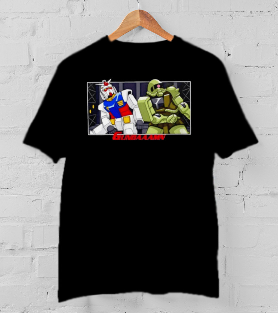 Gundaaamn Robots Anime Mecha Showdown T-Shirt