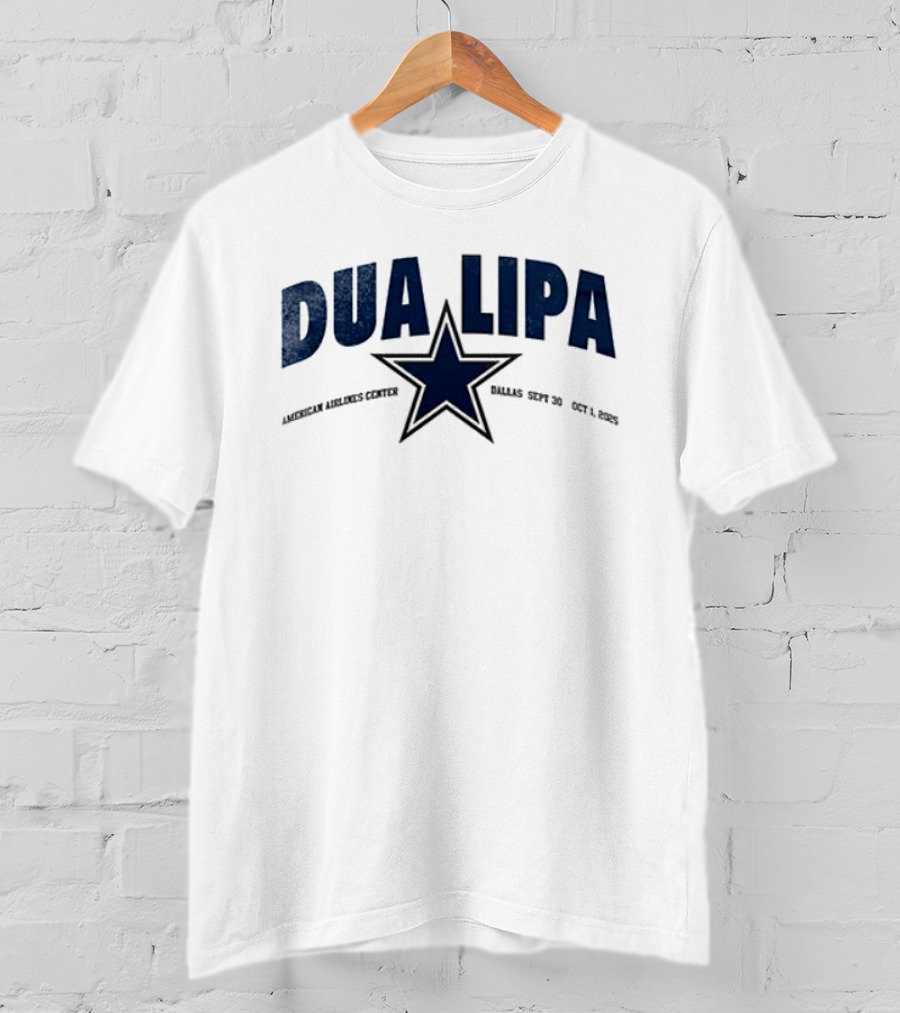 Dua Lipa Dallas Cowboys Arlington Stadium Concert Oct 23 T-Shirt