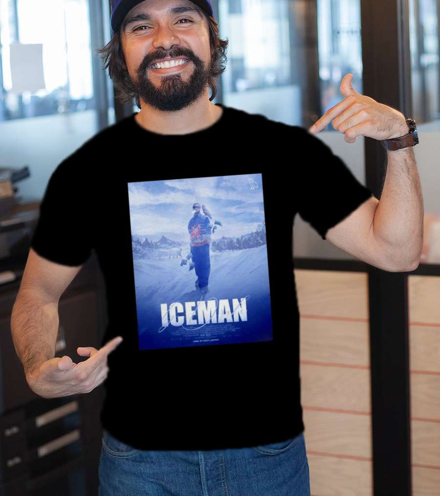 ICEMAN By Drake Featuring Saint Justin OVO Collaboration 2025 Winter Snowy Landscape T-Shirt