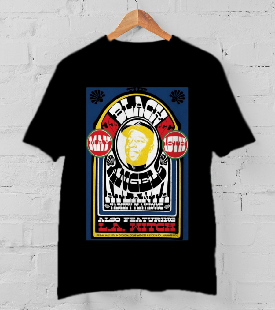 Black Angels Atlanta Variety Playhouse May 15 2026 Featuring L.A. Witch T-Shirt