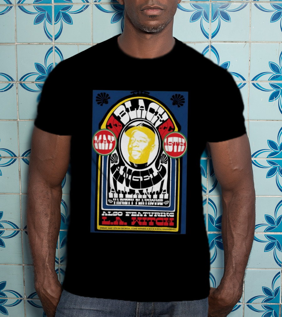 Black Angels Atlanta Variety Playhouse May 15 2026 Featuring L.A. Witch T-Shirt