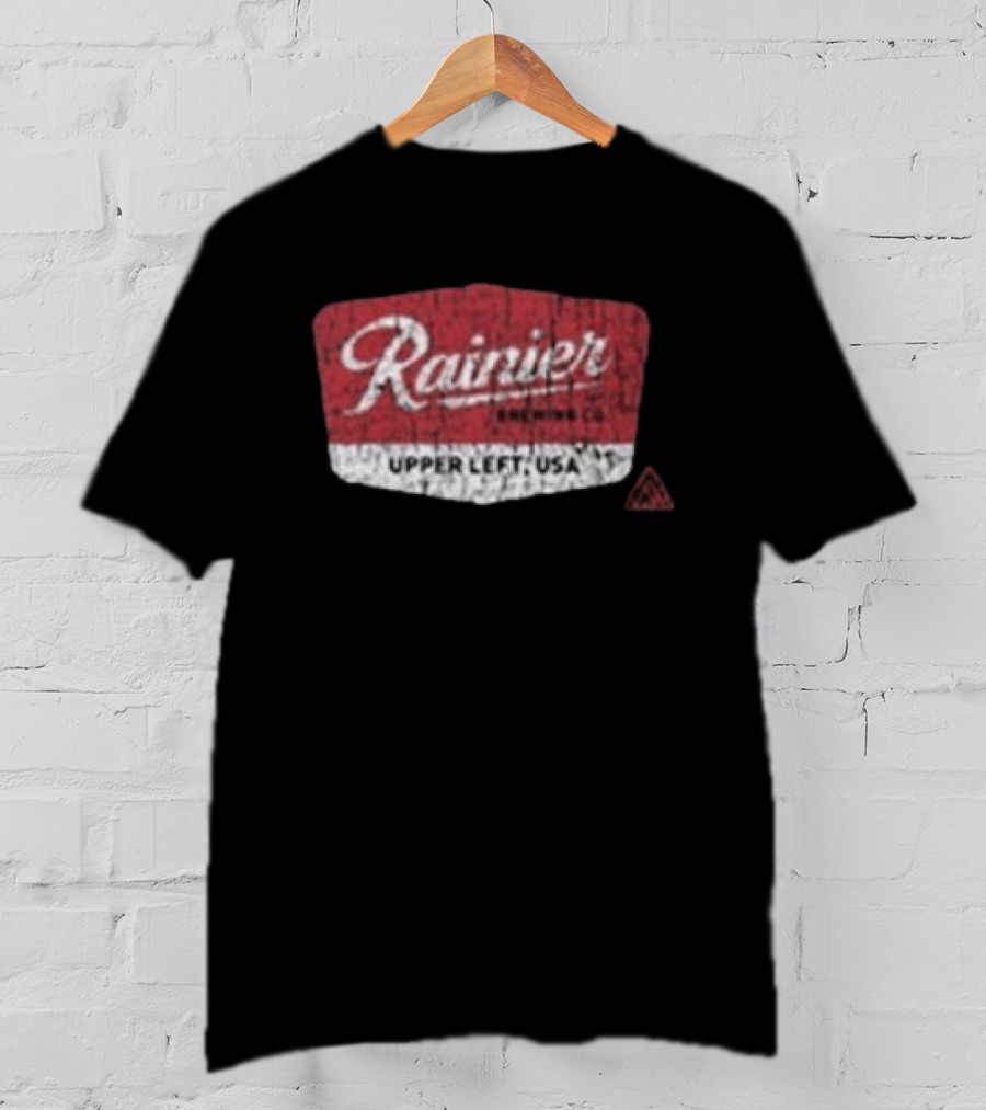 Rainier Brewing Co Upper Left USA The Great PNW T-Shirt