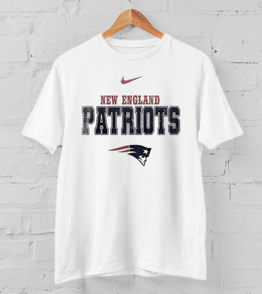 New England Patriots Forever Skull Trucker Nike T-Shirt