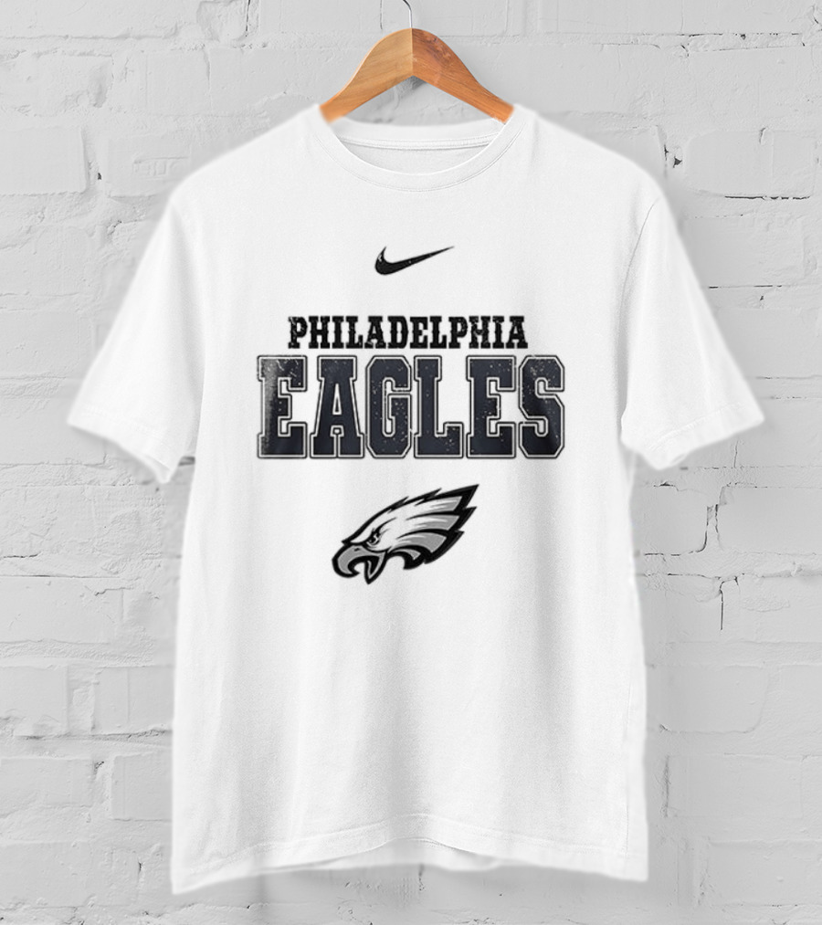 Philadelphia Eagles Nike Vintage Skull Trucker Fan Gear T-Shirt
