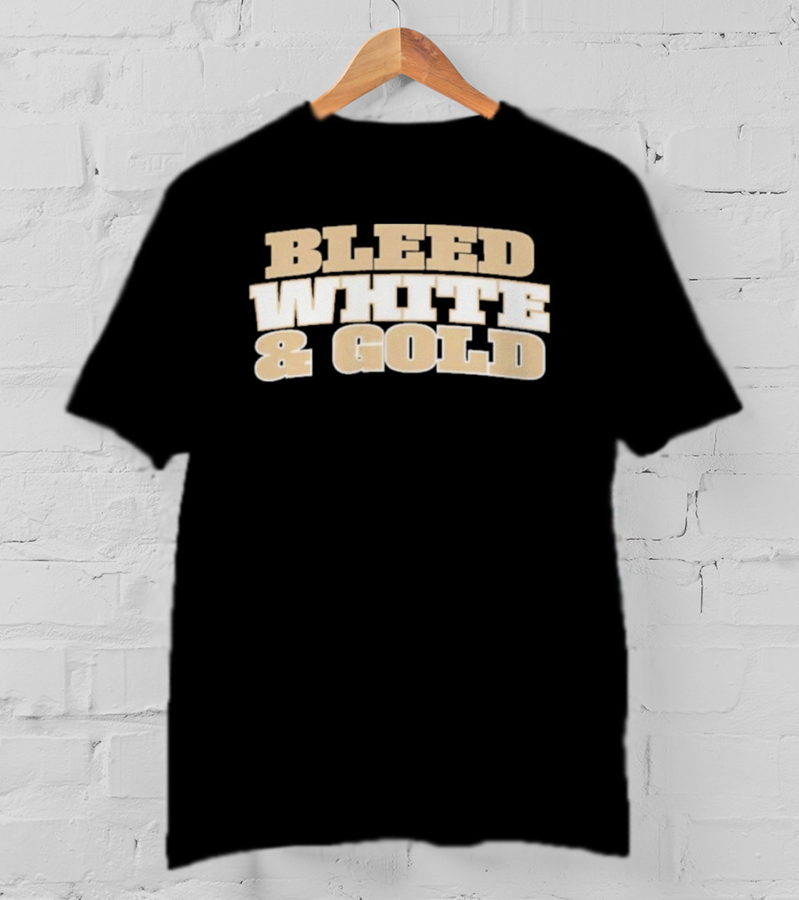 Bleed White And Gold T-Shirt