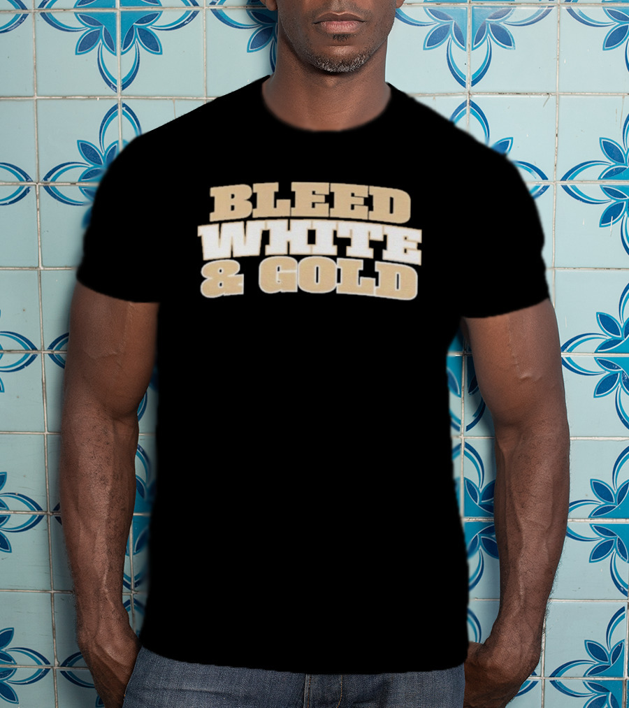 Bleed White And Gold T-Shirt