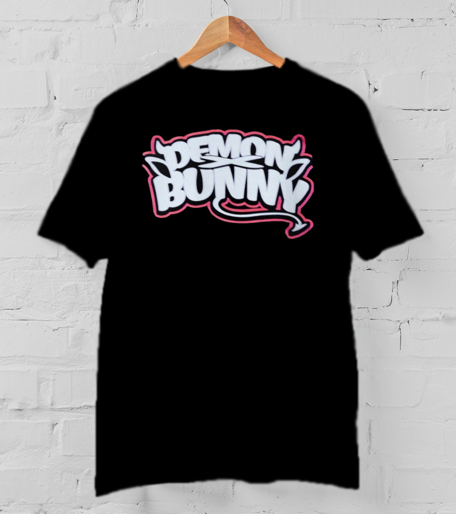 Demon Bunny Devil Horns Tail T-Shirt