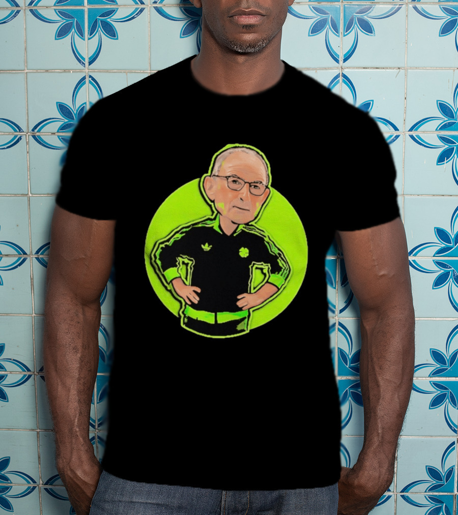 Martin O'Neill Nottingham Forest Manager Iconic Tracksuit T-Shirt