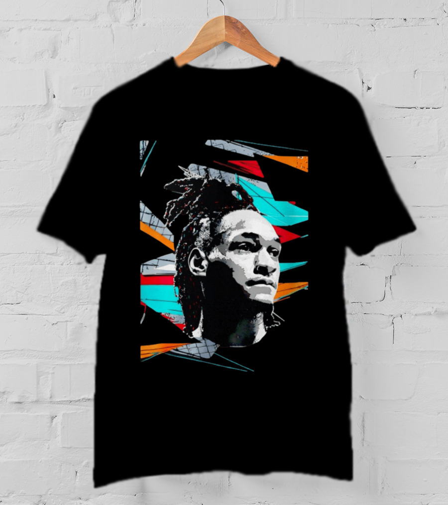 Derrick White San Antonio Spurs Player Colorful Pop T-Shirt