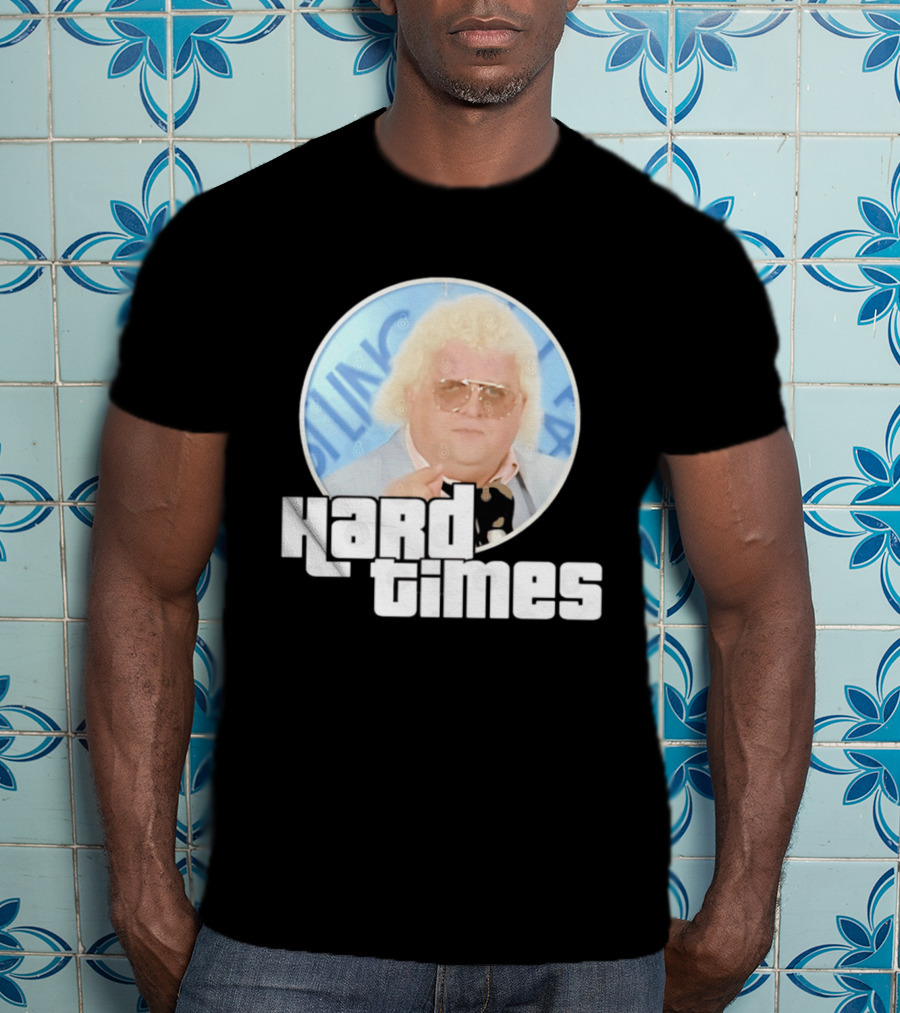 Dusty Rhodes Wrestling Icon Hard Times T-Shirt